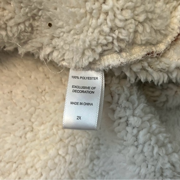 Cuddl duds Plaid Sherpa lined Jacket size 2x - Picture 6 of 8